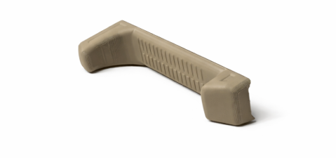 "Handstop" MLOK Foregrip - Snap-In Mount